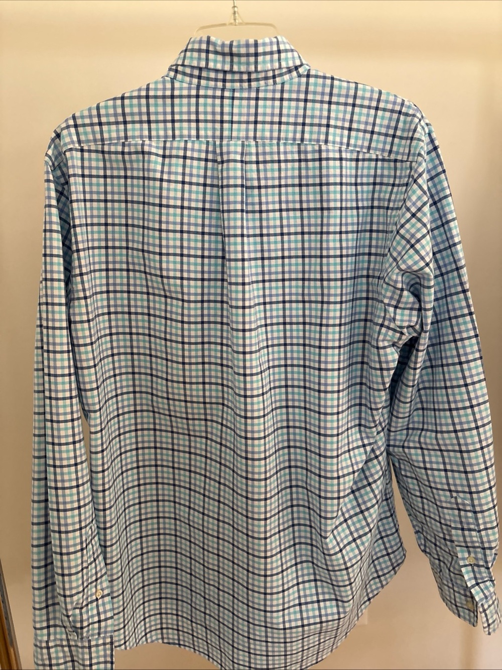 Polo Ralph Lauren Men's Blue Multi Plaid Cotton Oxford Shirt Size L Classic Fit - Picture 3 of 6